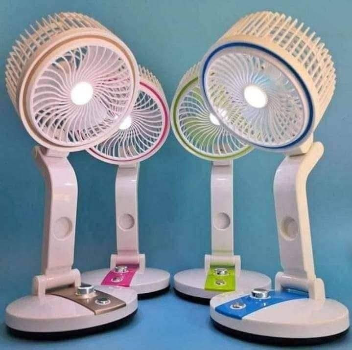 Led light folding fan (lr)