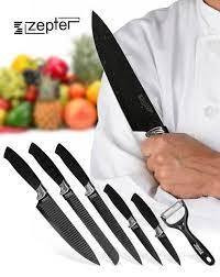 Product details of Product details of zepter Kitchen 6 Pcs Set For Chef Zepter Knife Set for family use mini size