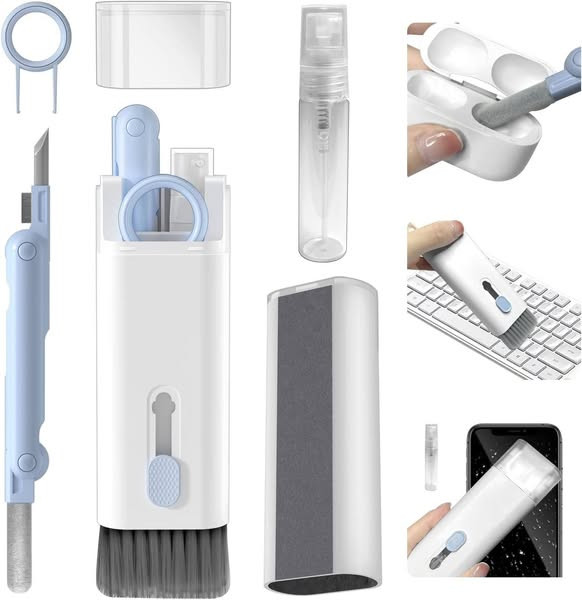 7 in 1 Multifunctional Earbuds Cleaning Pen Computer Keyboard Cleaning Brush Mobile Phone Screen Cleaner Kit