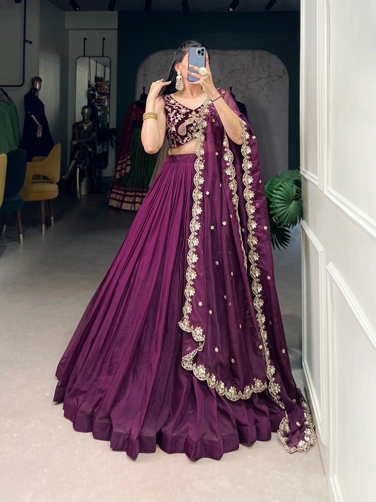 Orginal risika silk lehenga